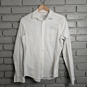 DU/ER Mens‎ Shirt Small White 9-to-9 Button Down Stretch Performance